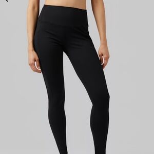 Sleek Black High-Rise Leggings
